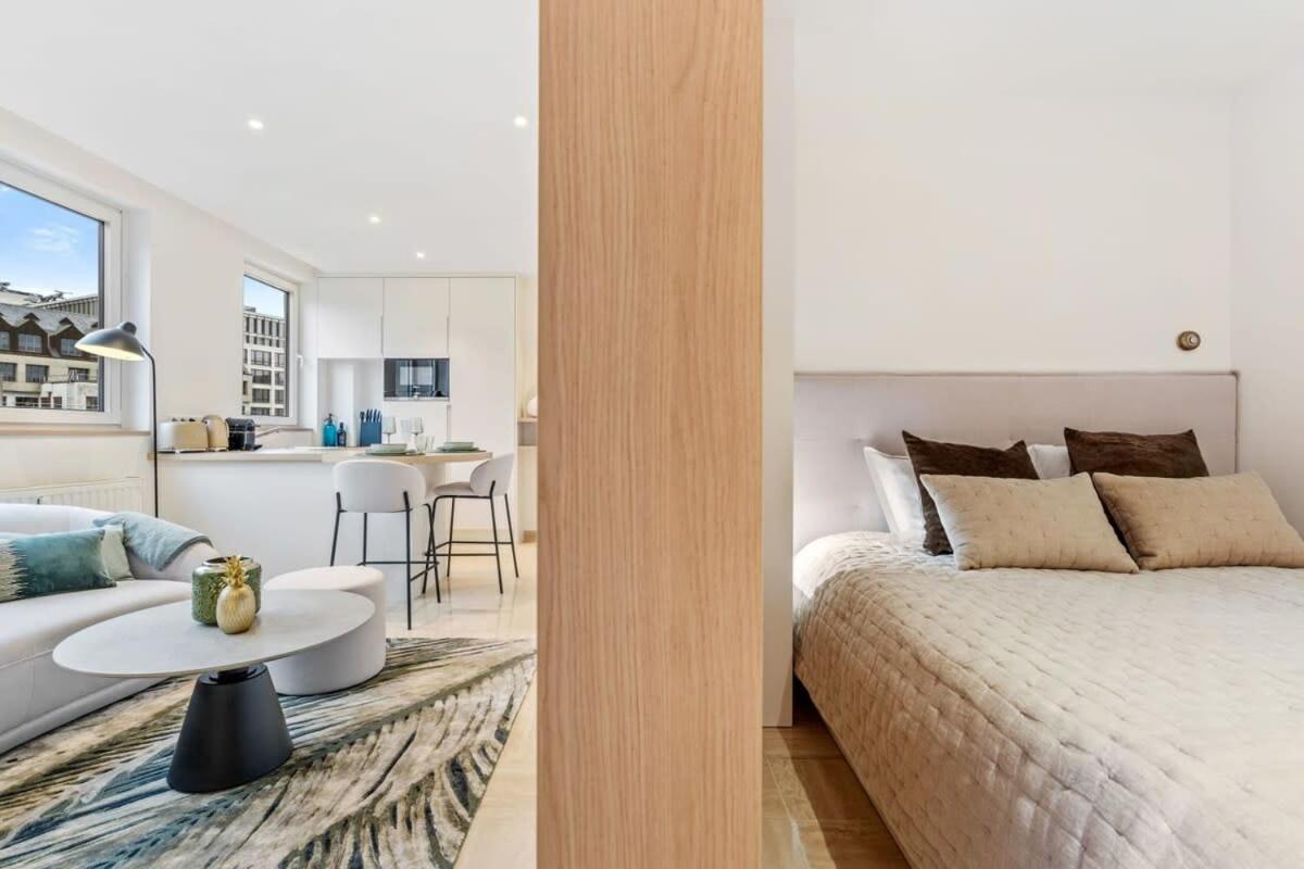 Modern Studio With King Bed, Walk To Attractions 卢森堡 外观 照片